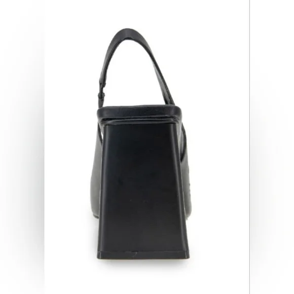 BCBGeneration Trina Elegant Black Slingback Block Heels New W/O Box Sz 6.5 - Picture 4 of 12